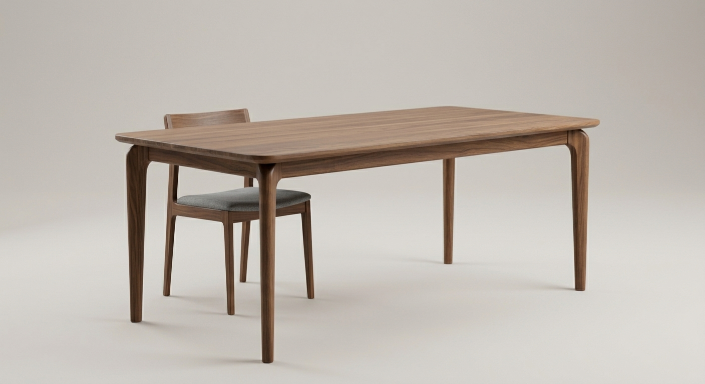 Aura Walnut Dining Table