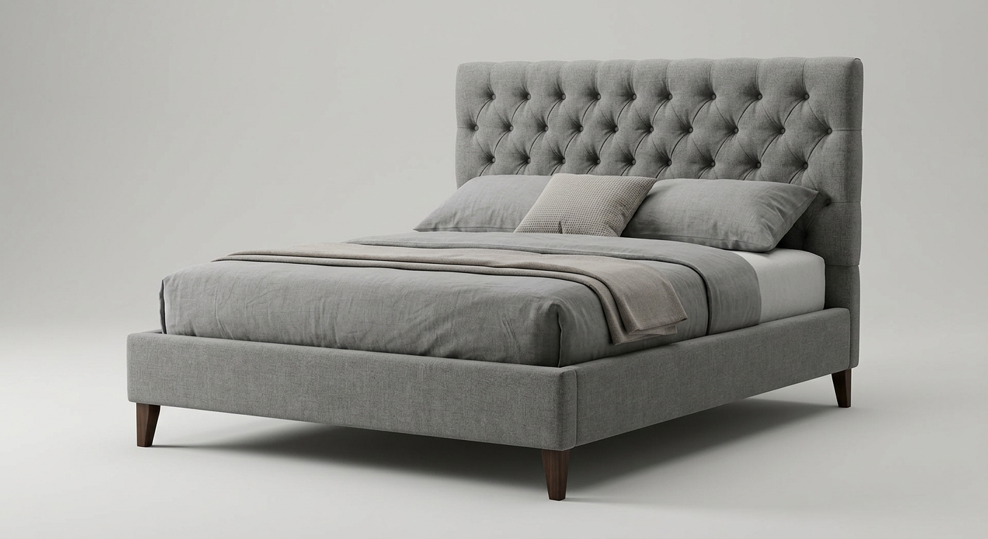 Slumber Haven Tufted Bed Frame