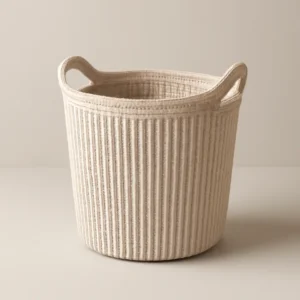 Sora Ribbed Storage Basket