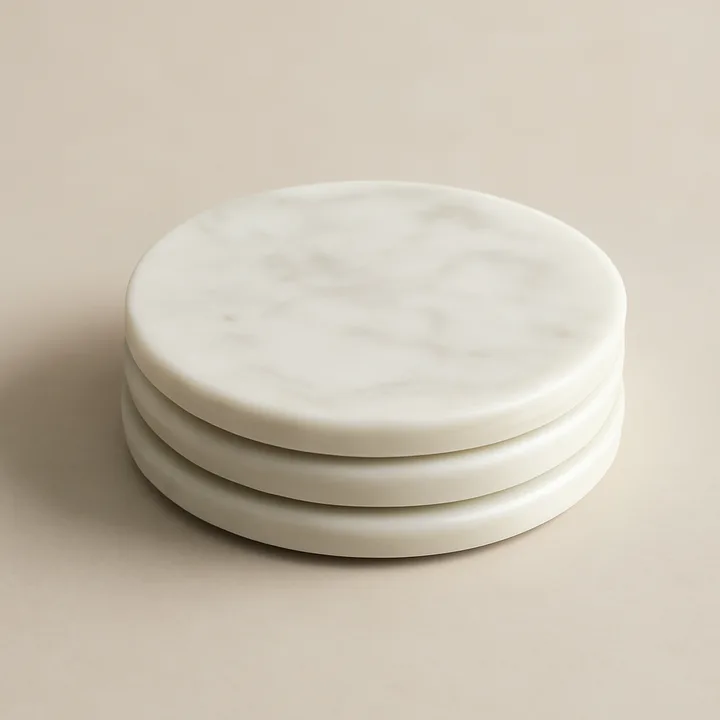 Cove Marble Coaster Set
