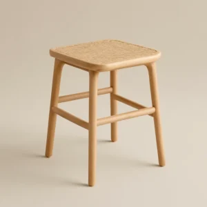Juniper Rattan Stool